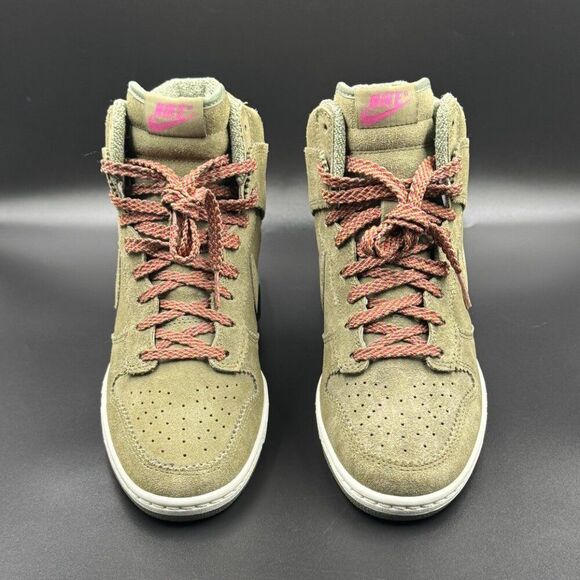 Nike Wmns Dunk Sky Hi Wedge 'Medium Olive' - Picture 6 of 13